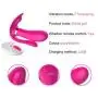 Wearable Remote Control G-Spot, Clitoris & Anal Waterproof Silicone Butterfly Vibrator Dildo Adult Sex Toy