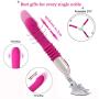9.84&quot Thrusting Viberating Toy for Women Ladies with 10 Speed Frequency Vibrant Adult Toys with Hands-Free Suction Cup Waterproof & Rechargeable (Pink)