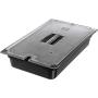 Carlisle 10201B03 StorPlus Full Size Food Pan, Polycarbonate, 4" Deep, Black