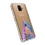 Samsung Galaxy S9 Case, Soft TPU Slim-Fit Flexible Ultra-Thin Clear Case, Full-Body Rugged Bumper Print Arowana Case for Samsung Galaxy S9, Transparent