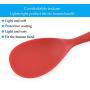Kitchenware Set, Silicone Shovel Spoon Kitchen Cooking Utensils Heat-Resistant Kitchen Baking Tool For Kitchen Non-Stick Cookware, red