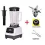 Eu/Us/Uk/Au Plug 3Hp 2200W Heavy Duty Professional Blender Mixer Juicer High Power Fruit Food Processor Ice Smoothie,White Bladedrivetool,Au Plug