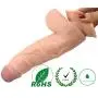 9.5 Inch Realistic Double Layer Silicone Toy with Strong Suction Cup