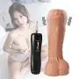 QIAOJJ 7 Inch Lifelike Silicone Vibration D?ld? Wand Body Relax Waterproof Massage Toys for Women