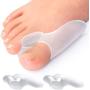 Promifun Bunion Cushion Protector, 10 Packs of Bunion Corrector Pads with Separator for Big Toe, Gel Shield for Foot Pain Relief, Calluses, Corns