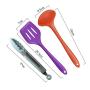 Kitchenware Utensils Set 10 Piece MlticolorPremium Silicone Heat Resistant Non-Stick Cooking Professional Tools