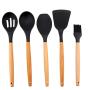 Gwjs Silicone Kitchenware, Non-stick Spatula Kitchenware Set Of Nine Silicone Spatula Set Cooking Utensils-nine-piece Set 32cm(12.6inch)