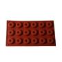 Longay 1pcs 18 Cavity Silicone Donut Cupcake Mold Muffin Chocolate Cake Candy Cookie Baking Mould Pan