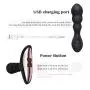 Male Massager Toy with Wireless Remote Control, 10 Stimulation Patterns USB Rechargeable Massager Silicone Vibrating, Waterproof
