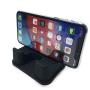 PhoneProp Soft Flexible Universal Fit Smartphone Stand FDA Grade Non-Slip Silicone - Black