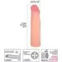 Silicone 2" Penis Extension - Realistic Cock Extender with Veins and Lifelike Tip