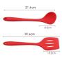 SKYyao Kitchen utensil set Silicone Kitchenware 7 Piece set non-stick pan cooking shovel spoon kitchen tool silicone