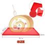 2 Pcs Luck Love Swiss Roll Cake Mat Flexible Baking Tray Jelly Roll Pan Silicone Cookies Mold Bakeware