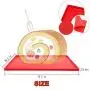 2 Pcs Luck Love Swiss Roll Cake Mat Flexible Baking Tray Jelly Roll Pan Silicone Cookies Mold Bakeware