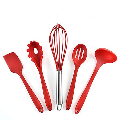 SKYyao Kitchen utensil set Silicone kitchenware five-piece set non-stick pot kitchen tools Cooking Set Silicone