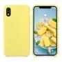 SURPHY Silicone Case for iPhone XR, Slim Liquid Silicone Soft Rubber Protective Phone Case Cover (with Soft Microfiber Lining) Compatible with iPhone XR 6.1", Yellow