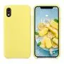 SURPHY Silicone Case for iPhone XR, Slim Liquid Silicone Soft Rubber Protective Phone Case Cover (with Soft Microfiber Lining) Compatible with iPhone XR 6.1", Yellow