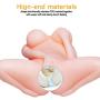Lopoob 23-3D Lifelike Silicone P??kêt P???ey Adult Toys for Men Hands Free Pleasure (Flesh)