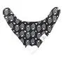 Pack of 4 100% Organic Cotton Reversible Bandana Drool Bibs with TPU Lining Water Resistant and Silicone Teether Toy 3 Layers Adjustable Nickel Free Snaps Unisex for Babies and Toddler Boys and Girls