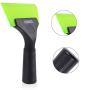 FOSHIO 1PCS Green Squeegee Scraper Shower Mirror Glass Wiper Window Cleaner with Non-Slip Handle for Auto Home Window