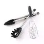 Gwjs Silicone Kitchen Utensils, Non-stick Heat-resistant Cookware Silicone Kitchenware Set Of 8 Kitchen Gadget Kitchen Tool-eight Piece Set 36cm(14.2inch)