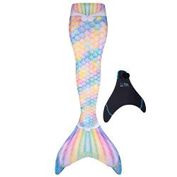 Fin Fun Mermaid Tails for Swimming with Monofin - Kids and Adult Sizes - Limited Edition