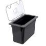 Carlisle 3066903 StorPlus Third Size Food Pan, Polycarbonate, 8" Deep, Black