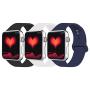 IYOU Sport Band Compatible with Watch Band 38MM 42MM 40MM 44MM, Soft Silicone Replacement Sport Strap Compatible with 2019 Watch Series 5 2018 Watch Series 4/3/2/1