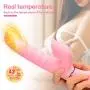 Hands Free Play Oral Licking Tongue Vibrating Vibrator Toys for Women, Female Nípplě Sucking Clǐtoral Stímúlatór ClítSucker Vibrators Realistic Silicone