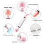 Hands-Free Heating 4 in 1 Vibratoir Medical Grade Silicone Massage Toys with 12 Powerful Vibration Modes Personal Massager Waterproof Rechargeable Play Love Real Touch Feeling