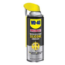 WD-40 Specialist Water Resistant Silicone Lubricant with SMART STRAW SPRAYS 2 WAYS, 11 OZ [6-Pack]