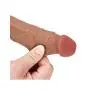 Lovers Double Layered Dildo 8 Inch Hyper Realistic Dual layer Liquid Silicone Mens Penis Cock Dong Anal Sex Toys for Masturbation (Flesh1)