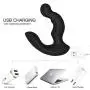 Wushuangyu Massager Plug Wireless Control 11 Speeds Massager for Man, Rechargeable Vibrating Massager (Black) - Vibrant Toy