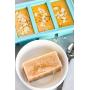 Souper Cubes Extra-Large Silicone Freezing Tray with Lid - makes 4 perfect 1cup portions - freeze soup broth or sauce