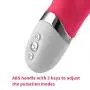 O-GAME Rabbit Vibrarator with 6 Vibrantion Modes Rechargeable Massager Quiet Dual Motor Silicone Toy for Women Couples