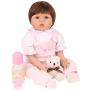 CHAREX Silicone Reborn Baby Dolls, 22 inch Handmade Realistic Baby Doll for Girls, Soft Vinyl Lifelike Weighted Doll Toys with Bear Set, Gifts/Toys for Kids Age 3+, EN71 and ASTM F96