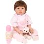 CHAREX Silicone Reborn Baby Dolls, 22 inch Handmade Realistic Baby Doll for Girls, Soft Vinyl Lifelike Weighted Doll Toys with Bear Set, Gifts/Toys for Kids Age 3+, EN71 and ASTM F96