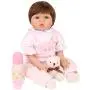 CHAREX Silicone Reborn Baby Dolls, 22 inch Handmade Realistic Baby Doll for Girls, Soft Vinyl Lifelike Weighted Doll Toys with Bear Set, Gifts/Toys for Kids Age 3+, EN71 and ASTM F96