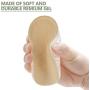 JKcare Gel Heel Lifts, 1/2 Inch Height Increase Insoles for Leg Length Discrepancy - Small Shoe Lifts for Women, Shoe Inserts Comfort Half Foot Pads for Heel Pain