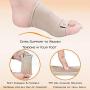 Complexion & Black(2 Pair) -Compression Arch Support Sleeves,Cushioned Soft Elastic Reusable Gel Pad Fabric Socks for Flat Foot Pain Relief Plantar Fasciitis Heel Spurs