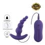 Therapeutic Massager Beginner Massager Remote Control Vib Anales Trainer Soft Silicone Multi Beads Fun Toys Purple by ALBK