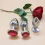 SEEHAI-WEII 3 Pcs Crystal Amal Plug- Exercise Health Six-Toys for Men Women