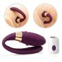 7 Frequency U-Shape Couple Love Stimulation Promote Toys Sport Tool USB Rechargeable Silicone Couples Wand Massage Back Neck Muscles Purple