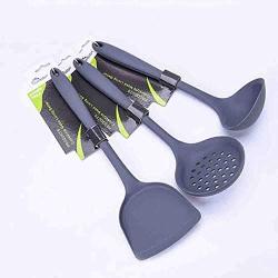 Hjyi Kitchen Cooking High temperature cooking silicone kitchenware set silicone shovel sticky pot special kitchen utensils (3-piece set)