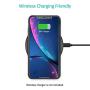 CHOETECH Cell Phone Case for iPhone XR, CHOETECH Slim Fit Flexible TPU Back Cover with Drop Protection and Fingerprint-Free Compatible with iPhone XR-Black