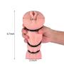 Male Masturbators Cup Pocket Pussy with Penis Rings Set Realistic Vagina Sleeve Strong Sucking Masturbation Stroker Adult Sex Toy for Men