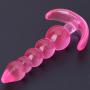 a-YUEYUE 6Pcs Silicone Amal Plug Toys Women Men But Training Tools for Couples - Charm Pink