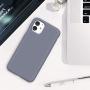 SURPHY Silicone Case Compatible with iPhone 11 Case 6.1 inch, Liquid Silicone Full Body Thickening Design Phone Case (with Microfiber Lining) for iPhone 11 6.1 2019, Lavender Gray