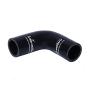 Hiwowsport 4-Ply High Performance 90 Degree Elbow Coupler Silicone Hose for Auto (1.0"(25mm), Black)