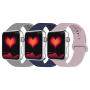 IYOU Sport Band Compatible with Watch Band 38MM 42MM 40MM 44MM, Soft Silicone Replacement Sport Strap Compatible with 2019 Watch Series 5 2018 Watch Series 4/3/2/1